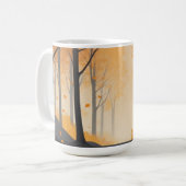 Mug de forêt d'automne - Coupe de café d'automne c (Devant gauche)