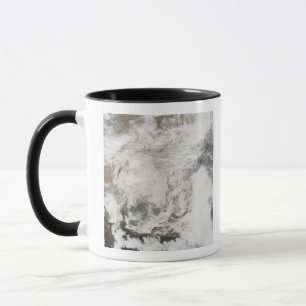 Mug De fortes chutes de neige en Chine