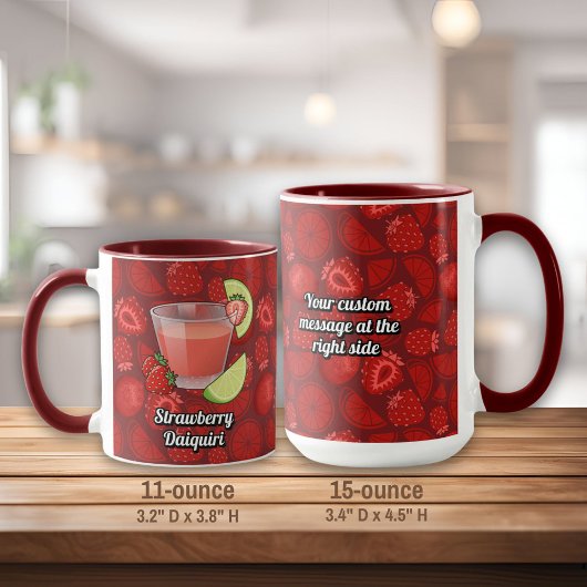 Mug de fraise Daiquiri