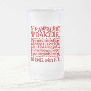 Mug de fraise Daiquiri - choisir style et couleur