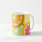Mug de fruits d'agrumes colorés (Devant droit)