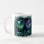 Mug de galaxie enchantée : La nature mystique renc (Gauche)