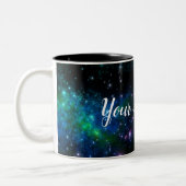 Mug de galaxie multicouleur personnalisable (Gauche)