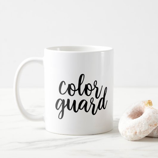Mug de garde couleur personnalisable avec indicate (Avec donut)