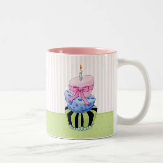 Mug de gâteau coloré (Droit)