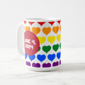Mug de Gay Lover personnalisé (Devant gauche)