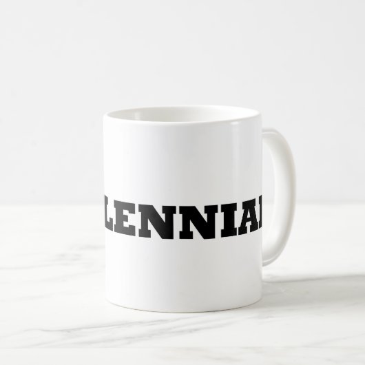 Mug de génération millénaire (Devant droit)