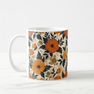 Mug de géométrie florale en gras