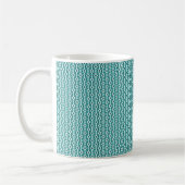 Mug de glam raffiné, Turquoise (Gauche)