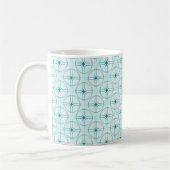Mug de glam rétro, Turquoise (Gauche)
