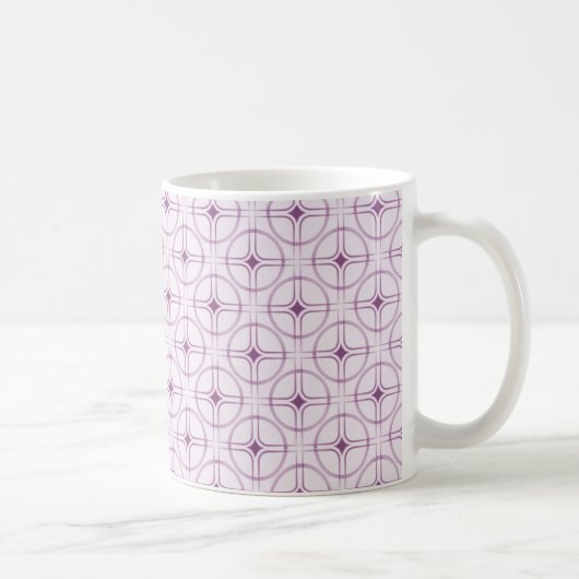 Mug de glam rétro, violet (Droite)