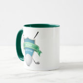 Mug de golf Combo personnalisé (Devant gauche)