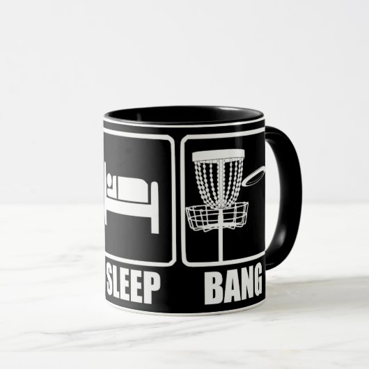 Mug de golf de disque (Devant droit)