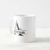 Mug de golf - nom personnalisé (Devant gauche)