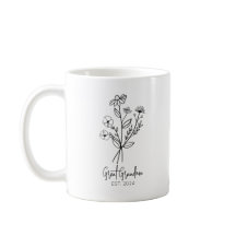 Mug de grand-mère personnalisée, nouvelle Mug de g