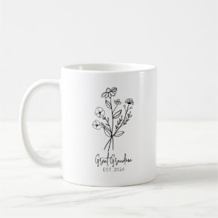 Mug de grand-mère personnalisée, nouvelle Mug de g