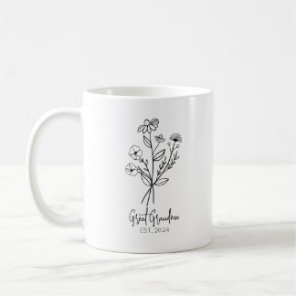 Mug de grand-mère personnalisée, nouvelle Mug de g