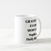 Mug de gratitude chaque matin (Devant droit)