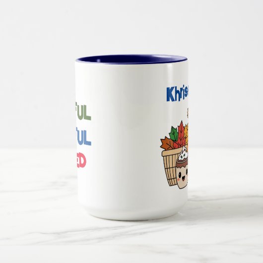 Mug de Gratitude d'épices citrouilles - Mug de coe (Centre)