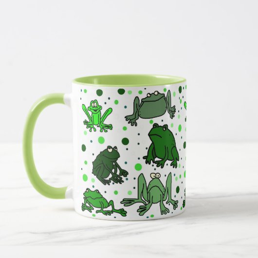 Mug de grenouille drôle (Gauche)