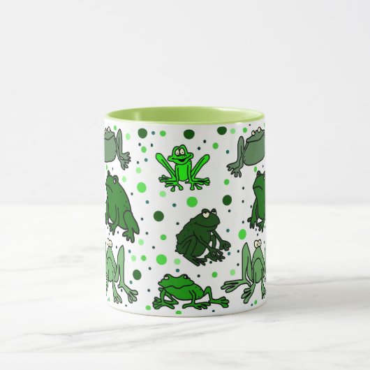 Mug de grenouille drôle (Centre)