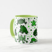 Mug de grenouille drôle (Devant gauche)