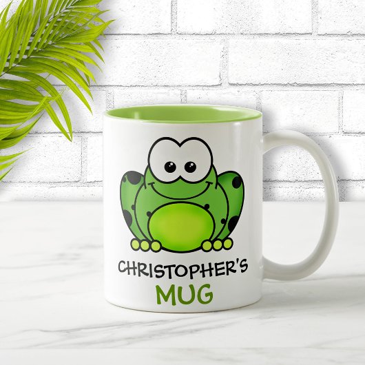 Mug de grenouille personnalisée
