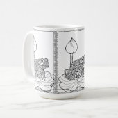 Mug de grenouille (transparent) (Devant gauche)