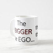 MUG DE GROS EGO, DE GROS IDIOTS (Devant gauche)