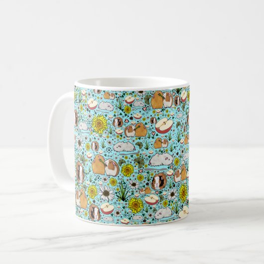 Mug de Guinée en bleu (Devant gauche)