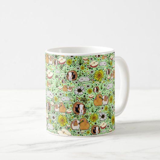Mug de Guinée en vert (Devant droit)