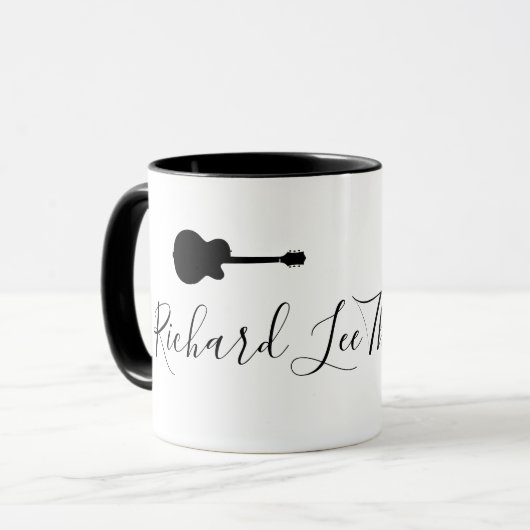 Mug de guitare cool pour guitariste (Devant gauche)