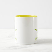 Mug de guitare rétro, vert olive (Centre)