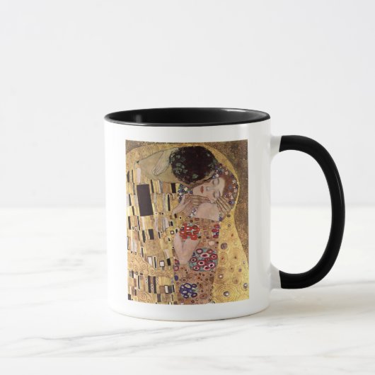 Mug ~ de Gustav Klimt le baiser (Droite)
