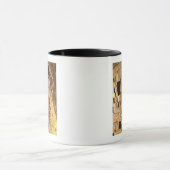 Mug ~ de Gustav Klimt le baiser (Centre)