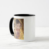 Mug ~ de Gustav Klimt le baiser (Devant gauche)