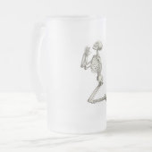 Mug de Halloween de squelette priant (Devant gauche)