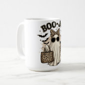 Mug de Halloween Fantôme Léopard Boo-Jee (Devant gauche)