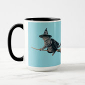 Mug de Halloween sorcière chat mignon tabby (Gauche)