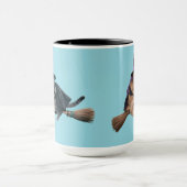 Mug de Halloween sorcière chat mignon tabby (Centre)