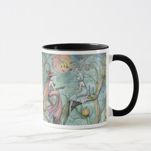 Mug de Halloween Sorcière Gothique Fantôme (Droite)