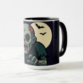Mug de Halloween Zombie Mignon Épouvantable - Amu (Devant droit)