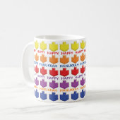 Mug de Hanoukka "Toupies 3D" (Devant gauche)