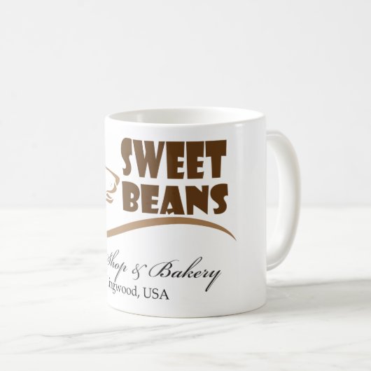 Mug de haricots doux (Devant droit)