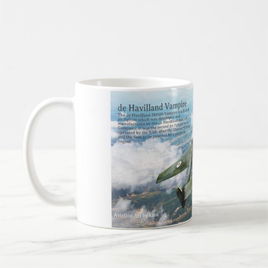 Mug de Havilland Vampire (Gauche)