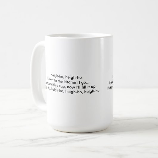 Mug de Heigh-ho (Devant gauche)