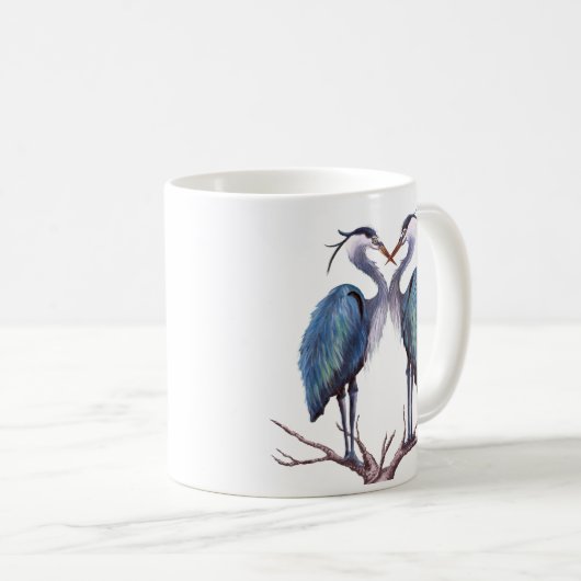 Mug de Héron Bleu (Devant droit)