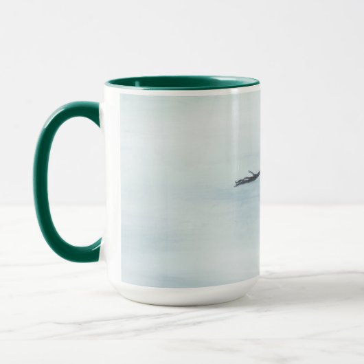 Mug de héron bleu (15 oz) (Gauche)