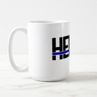 mug de héros de police