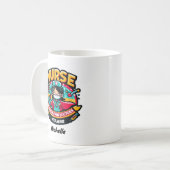Mug de héros infirmière personnalisable (Devant gauche)